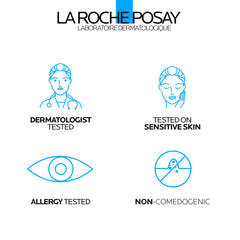 La Roche-Posay cream texture close-up showing smooth hydrating finish