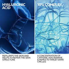 La Roche-Posay serum texture drop highlighting hydrating hyaluronic acid benefit