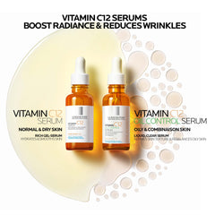 La Roche-Posay serum texture spread on skin demonstrating hydration