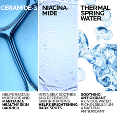 La Roche-Posay pump dispensing moisturizer for easy controlled application
