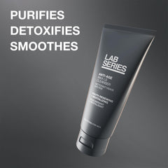 Lab Series close-up foamy texture demonstrating gentle rich lather benefit