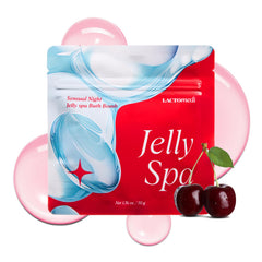 LACTOMEDI front packaging showing cherry jelly spa pods and brand benefit