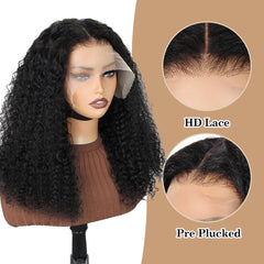 Ladoux tight kinky curly texture close-up showing natural bounce