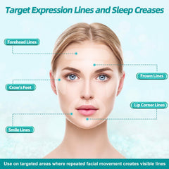 LadPemo small strips on outer eye showing targeted crow’s feet reduction support