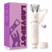 LADYSPOT SpinDuo front view showing compact ergonomic design and easy grip