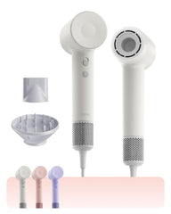 Laifen SE 2 front view showing matte white dryer and sleek profile with fast drying benefit