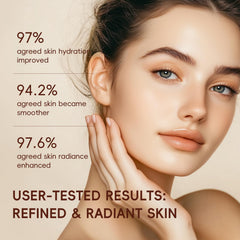 LAIKOU glow serum dropper detail delivering concentrated fermented rice benefit