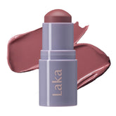 Laka blush balm front view showing compact packaging and easy-to-carry design