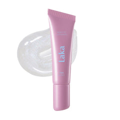 Laka Glotioner front packaging showing shade and glossy finish benefit