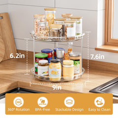 LAMU closeup of rotating base for effortless access to items