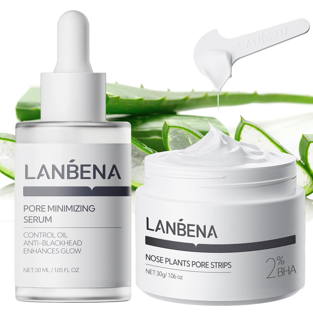 LANBENA front packaging showing complete 3-in-1 blackhead set and clear labeling