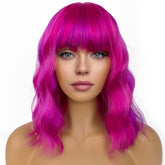 LANCAINI front view of bob wig showing natural silhouette and styling benefit