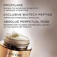 Lancôme Absolue Perpetual Rose ingredient visual emphasizing antioxidant support