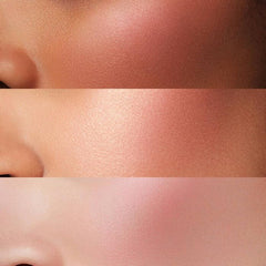 Lancôme swatch on arm showing true Blushing Trésor pigmentation and buildable color payoff