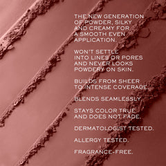 Lancôme blush subtil texture closeup highlighting ultra-fine powder for smooth blendability