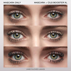 Lancôme primer applied on lashes demonstrating visible length and separation