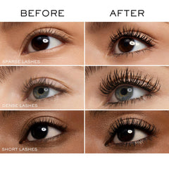 Lancôme wand out of tube showing brush and quick-apply benefit