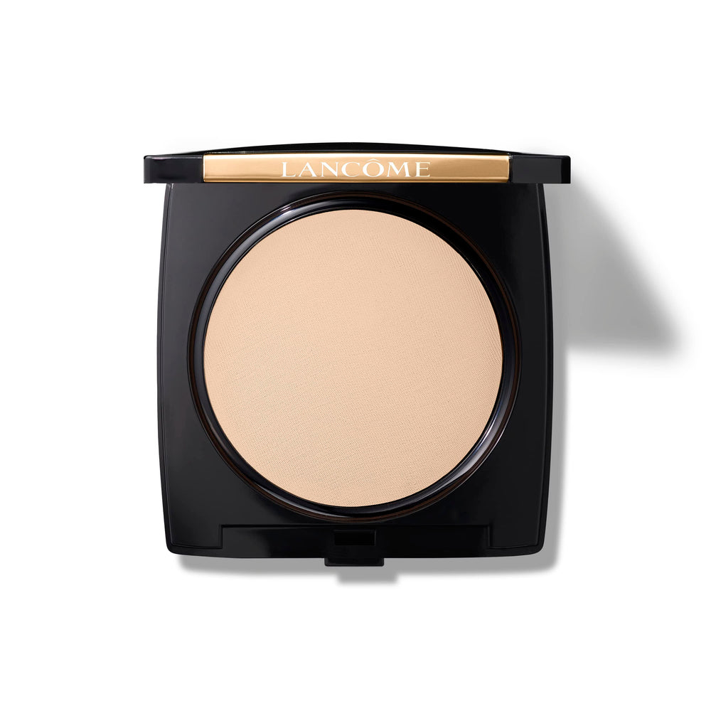 Lancôme compact front view showing elegant packaging and portability benefit