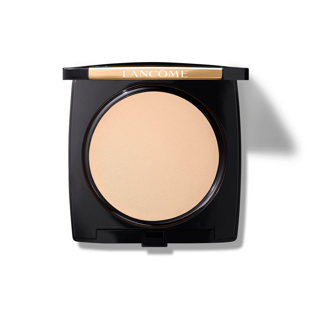 Lancôme compact front view showing sleek packaging and portability