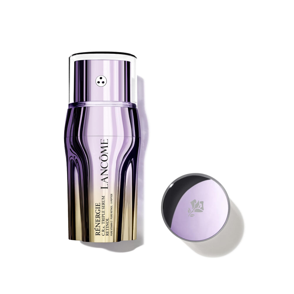 Lancôme front bottle shot showing serum and sleek packaging for easy identification