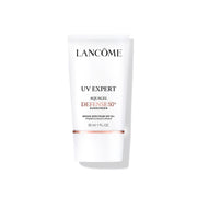 Lancôme front packaging showing sleek tube and clear SPF benefit