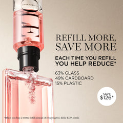 Lancôme Idôle cap and neck engraving close-up showing brand detail for premium feel