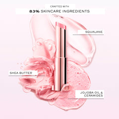 Lancôme visual of squalane, shea and jojoba ingredients nourishing lips