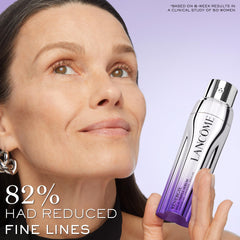 Lancôme close-up of serum texture showing lightweight consistency and fast absorption