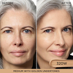 Lancôme pointed applicator tip precisely dispensing concealer for targeted coverage