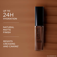 Lancôme creamy concealer texture close-up demonstrating blendable finish