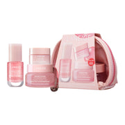 LANEIGE front packaging of the travel set showing contents and portability benefits