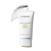 LANEIGE front packaging showing SPF 50+ protection and moisture focus