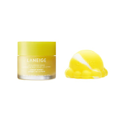 LANEIGE jar front view showing lemon sorbet scent and hydration benefit