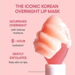 LANEIGE jar held in hand showing size and travel-ready convenience