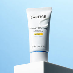 LANEIGE texture swatch on hand showing lightweight hydrating finish