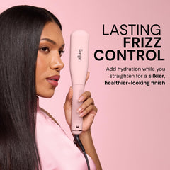 L'ANGE HAIR steam ejection port releasing micro steam for added hydration benefit