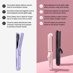 L'ANGE HAIR styler held in hand to show scale and ergonomic comfort during use
