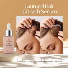 Lanmeri dropper with serum texture showing lightweight absorbent formula
