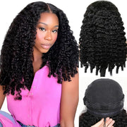 Lannaax front view showing 13x6 lace and natural hairline for realistic look