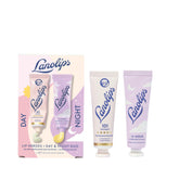 Lanolips front packaging showing both day and night balms for complete care