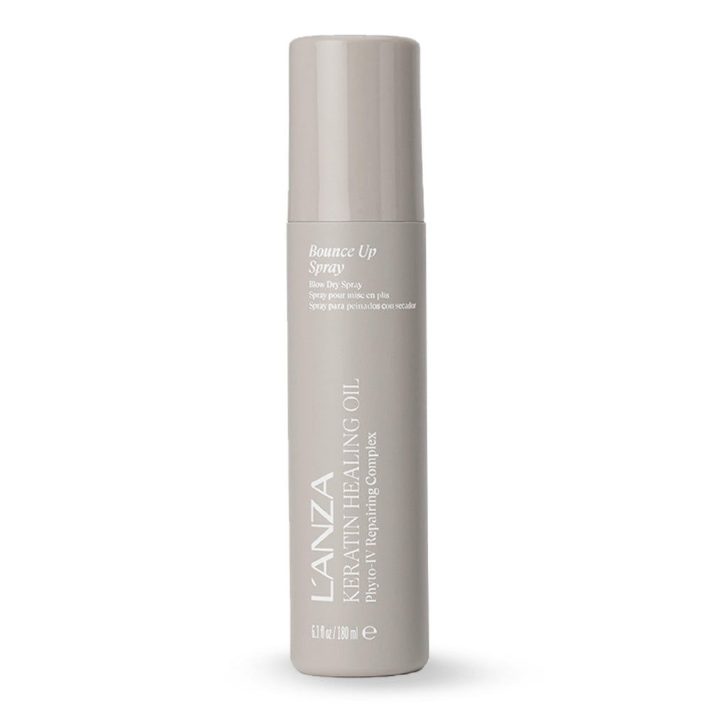 L’ANZA bottle front shot showing product and volume benefit
