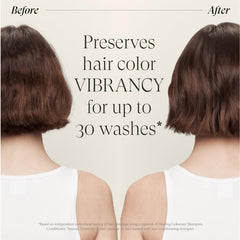 L’ANZA applying masque in hair showing repair and detangling benefit