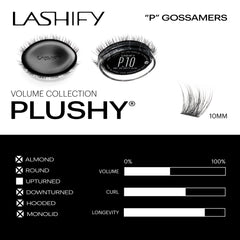 Lashify Plushy being applied with Fuse Control Wand for precise placement