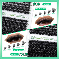 LASHSUN tools layout with tweezers and brush for precise placement