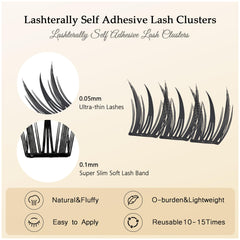 Lashterally Magic Tweezer with clusters for precise placement