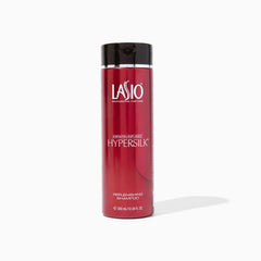 Lasio bottle front view showing label and volume, highlighting gentle cleansing benefit