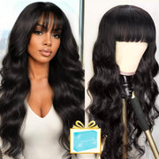 Lativ front view with gift box showing ready-to-wear wig and packaging benefit