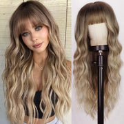Lativ front view showing natural hairline and flattering ombré benefit