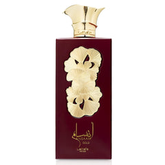 Lattafa Ansaam Gold front bottle showing elegant golden finish and premium look