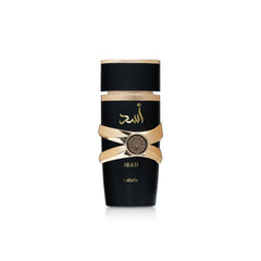 Lattafa Asad front bottle view showcasing elegant design and unisex appeal
